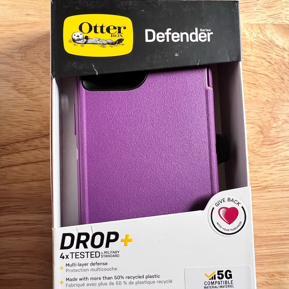 OtterBox Defender Series Purple Case for iPhone 13
